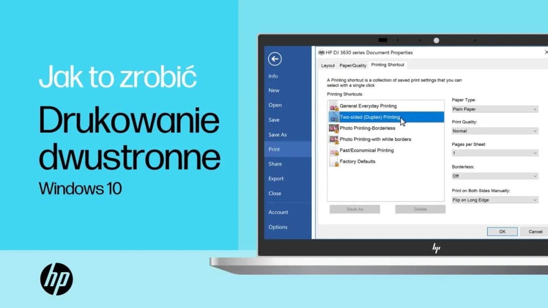 Jak drukować dwustronnie HP - proste kroki, które musisz znać