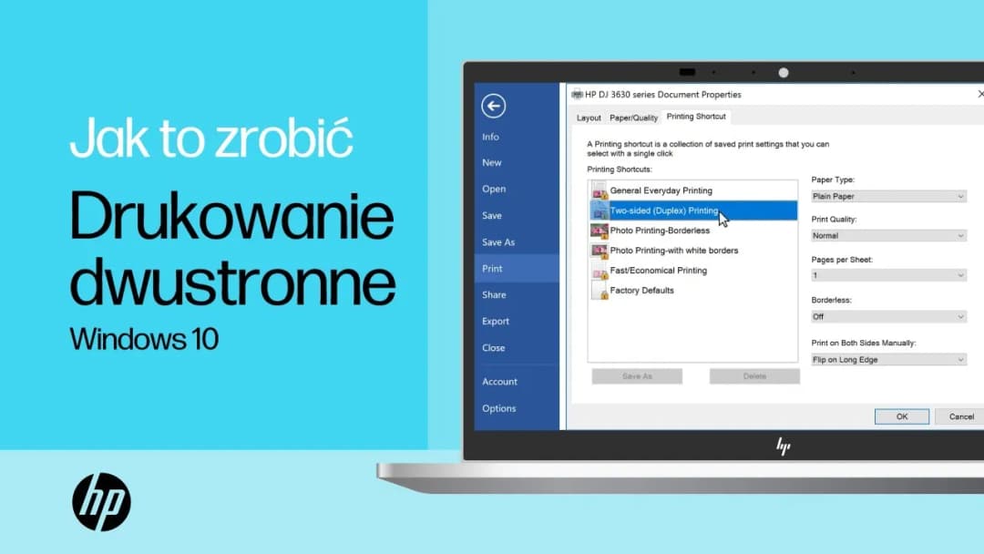 Jak drukować dwustronnie HP - proste kroki, które musisz znać